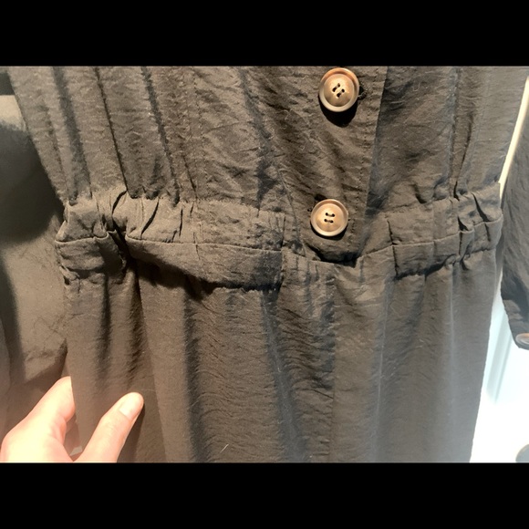 Tapered Ankle Long Sleeve Romper - Picture 2 of 7